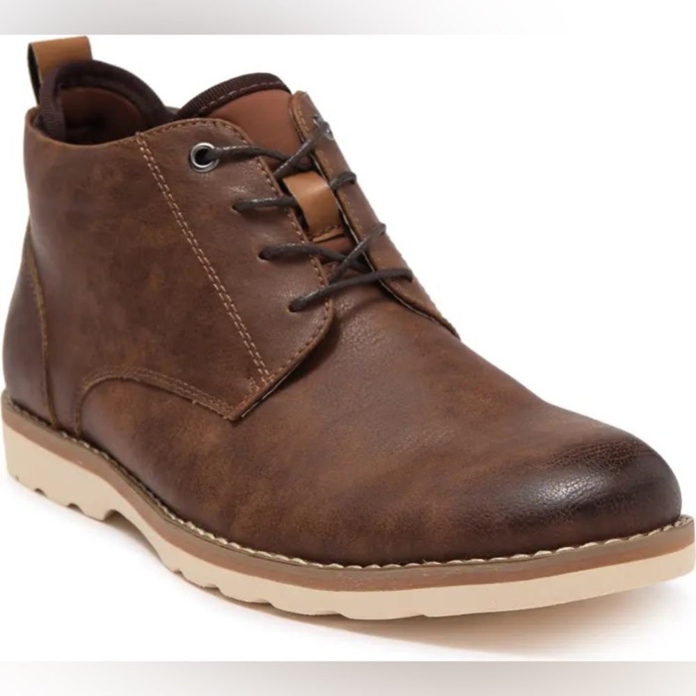 Madden Plain Toe Leather Chukka Boot